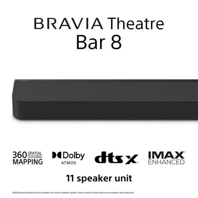 Sony K77XR80PU 77 Inch BRAVIA 8 4K UHD HDR OLED Smart TV with BRAVIA Theatre Bar 8 HTA8000 Soundbar Bundle