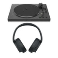 Sony PS-LX3BT Wireless Bluetooth Turntable with WH-CH720N Wireless Noise Cancelling Headphones - Black