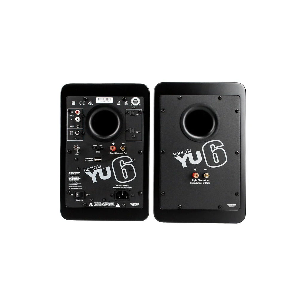 Sony PSLX3BT Fully Automatic Bluetooth Turntable With Kanto YU6 Powerd Bluetooth Speakers Pair Hi-Fi Package