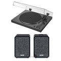 Sony PSLX3BT Fully Automatic Bluetooth Turntable With Ruark MR1 MK3 Active Bluetooth Speakers Pair Hi-Fi System