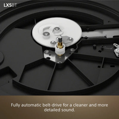 Sony PSLX5BT Fully Automatic Bluetooth Turntable With Klipsch R-50PM Powerd Bluetooth Speakers Pair Hi-Fi Package
