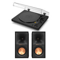 Sony PSLX5BT Fully Automatic Bluetooth Turntable With Klipsch R-50PM Powerd Bluetooth Speakers Pair Hi-Fi Package