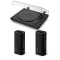 Sony PSLX5BT Fully Automatic Bluetooth Turntable with SRSULT30B ULT Field 3 Wireless Bluetooth Speakers Pair Hi-Fi Package