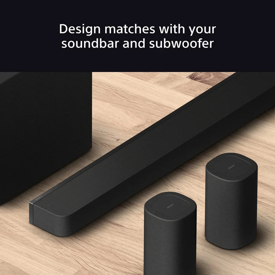 Sony SA-RS8 BRAVIA Theatre Rear 8 Wireless Rear Speakers Pair Black