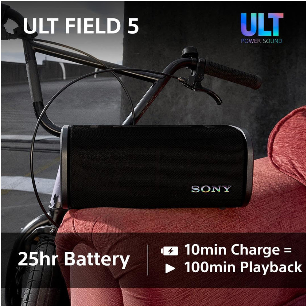 Sony SRSULT50B ULT FIELD 5 Wireless Bluetooth Portable Speaker Black