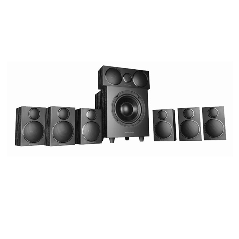 Sony TA-AN1000 7.2 Ch 8K Dolby Atmos AV Amplifier with Wharfedale DX3 HCP 7.1 Black Speaker Package