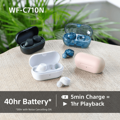 Sony WFC-710N Wireless Noise Cancelling Bluetooth Earbuds Black