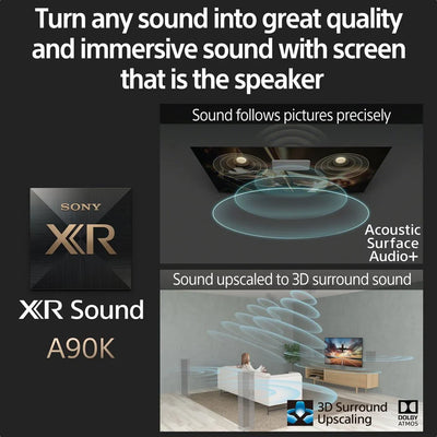 Sony XR48A90KU A90K BRAVIA XR MASTER Series OLED 4K Ultra HD High Dynamic Range HDR Smart TV Google TV