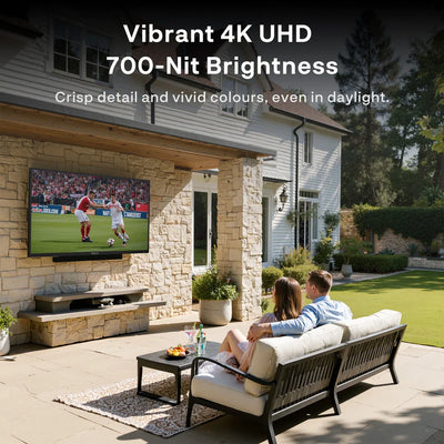 Sylvox OT50B1K4GC 50 Inch 4K Ultra HD LED Partial Sun Outdoor Smart TV