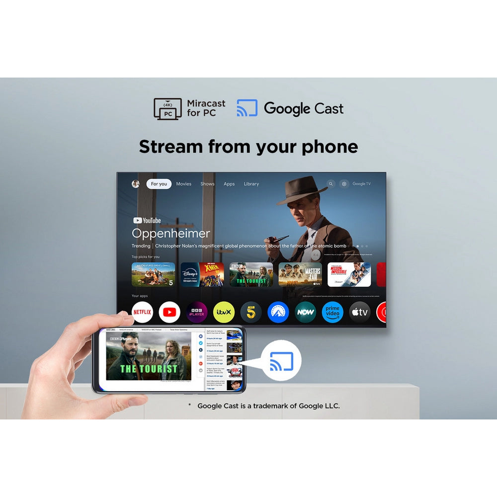 TCL 65V6C-UK 65 Inch V6C 4K Ultra HD HDR Direct LED Smart Google TV