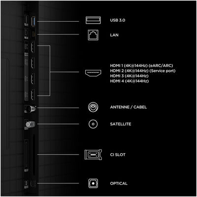 TCL 75C8L-UK 75 Inch C8L 4K Ultra HD HDR Premium SQD-Mini LED Smart Google TV 2026