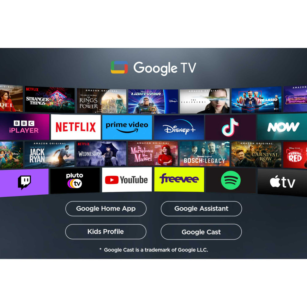 TCL 75P7K-UK 75 Inch P7K 4K QLED Ultra HD HDR Direct LED Smart Google TV