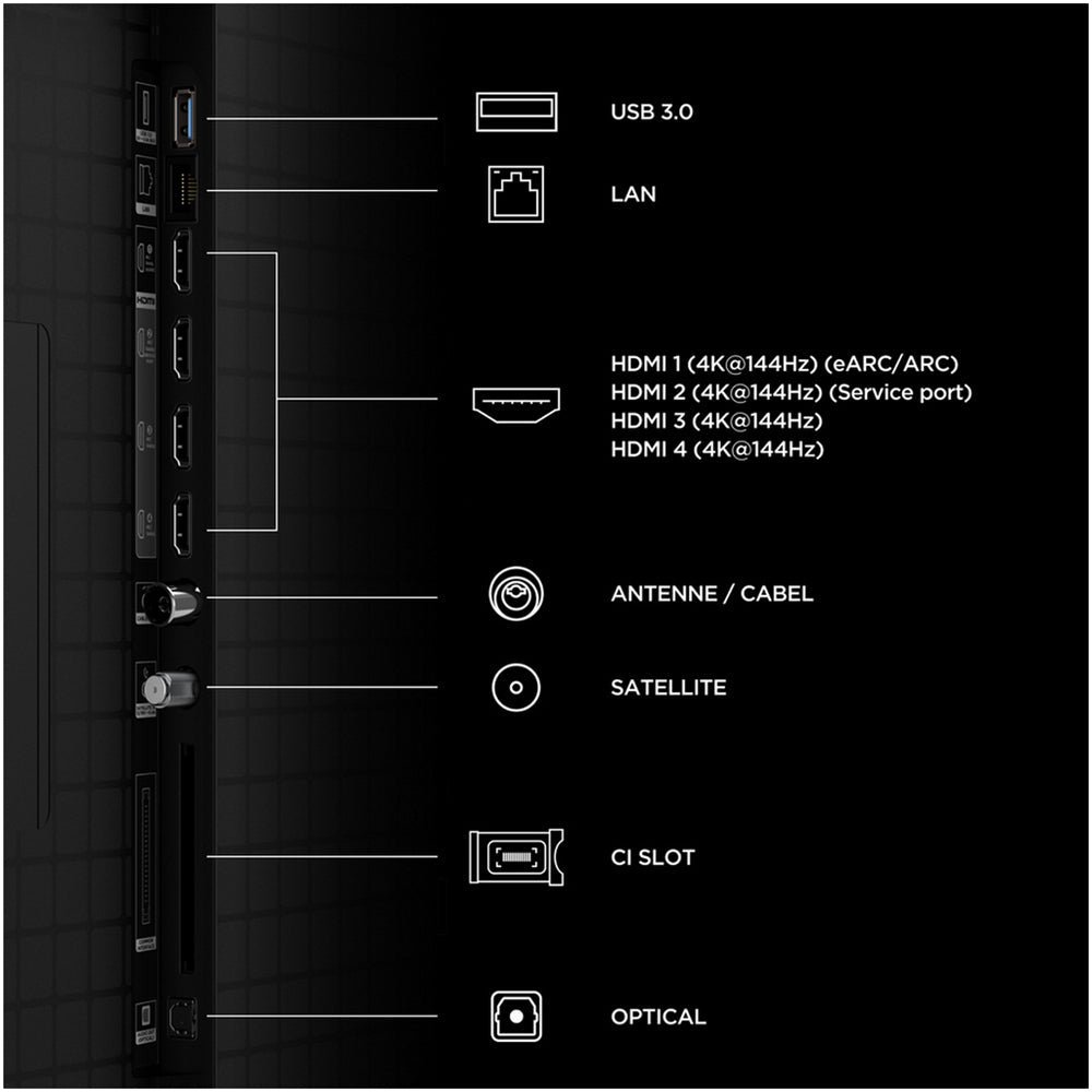 TCL 98C8L-UK 98 Inch C8L 4K Ultra HD HDR Premium SQD-Mini LED Smart Google TV 2026