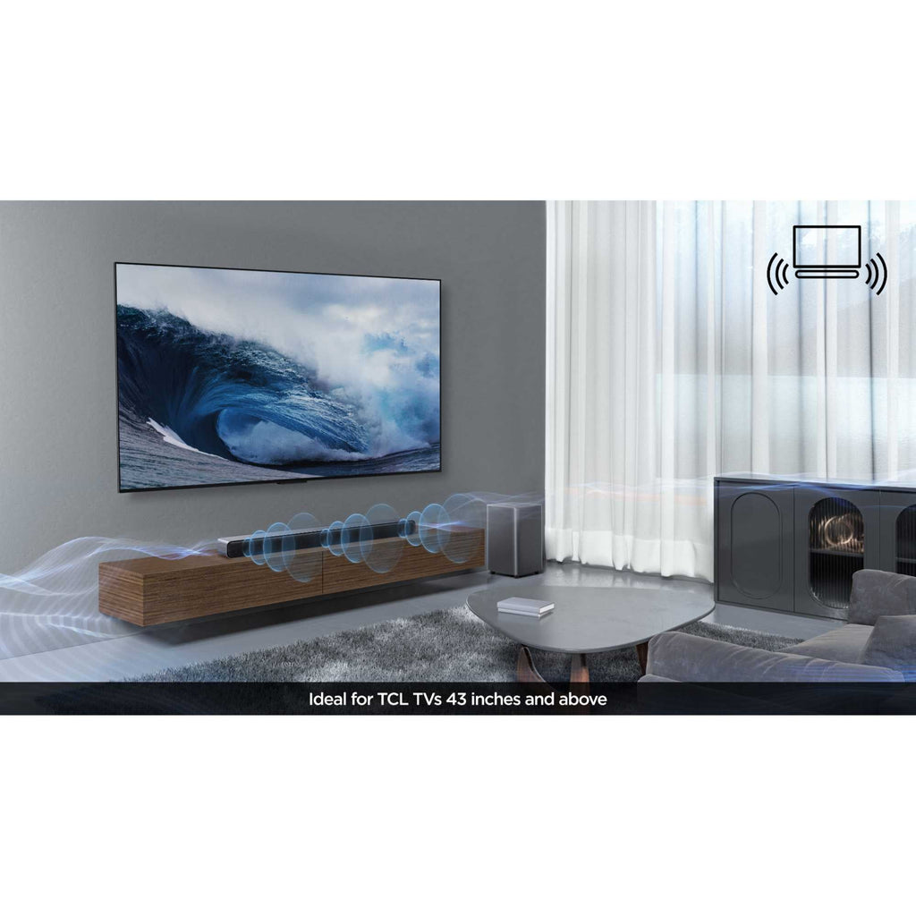 TCL S55H S Class 2.1ch Dolby Atmos Soundbar with Wireless Subwoofer