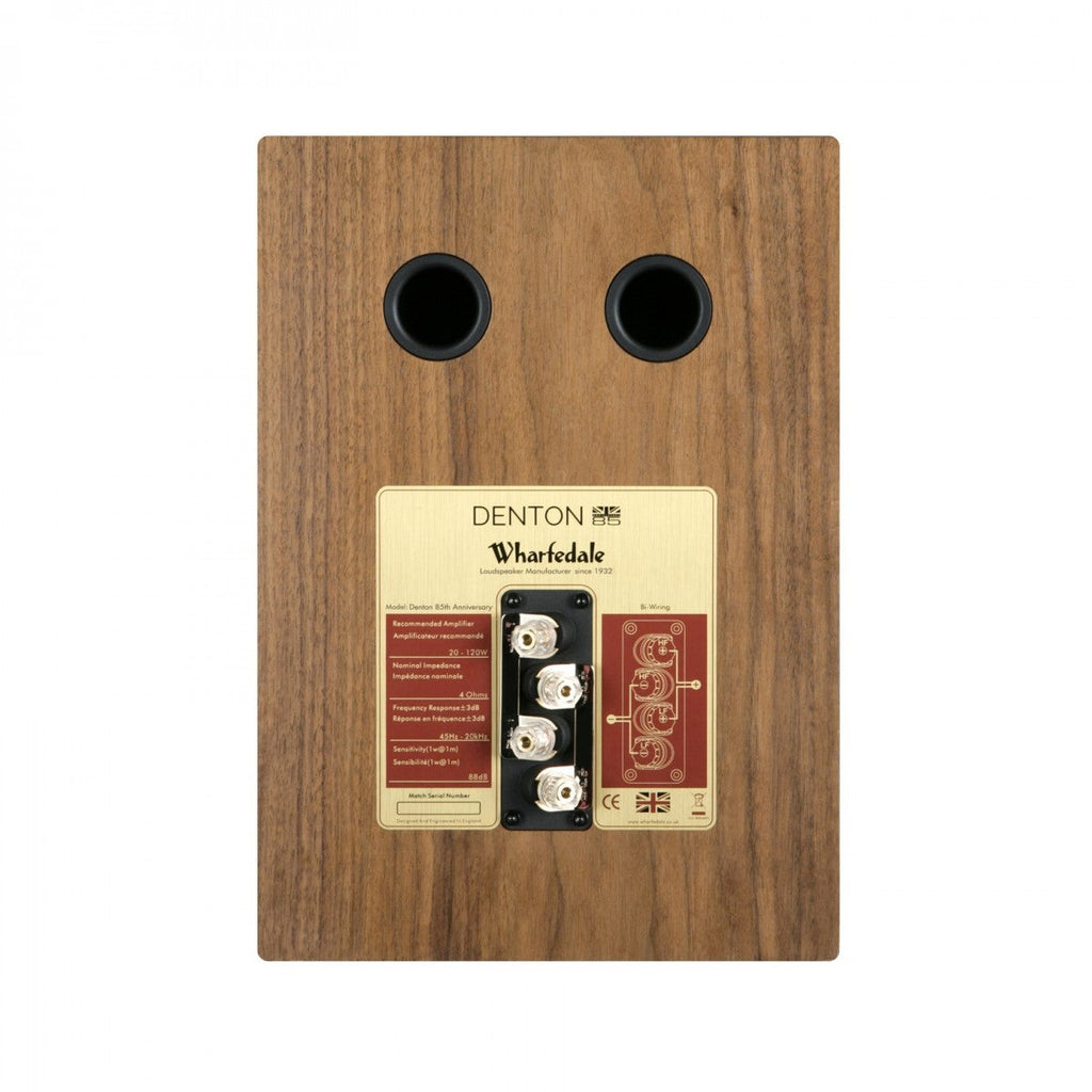 Wharfedale Denton 85 Bookshelf Speakers Pair - Walnut