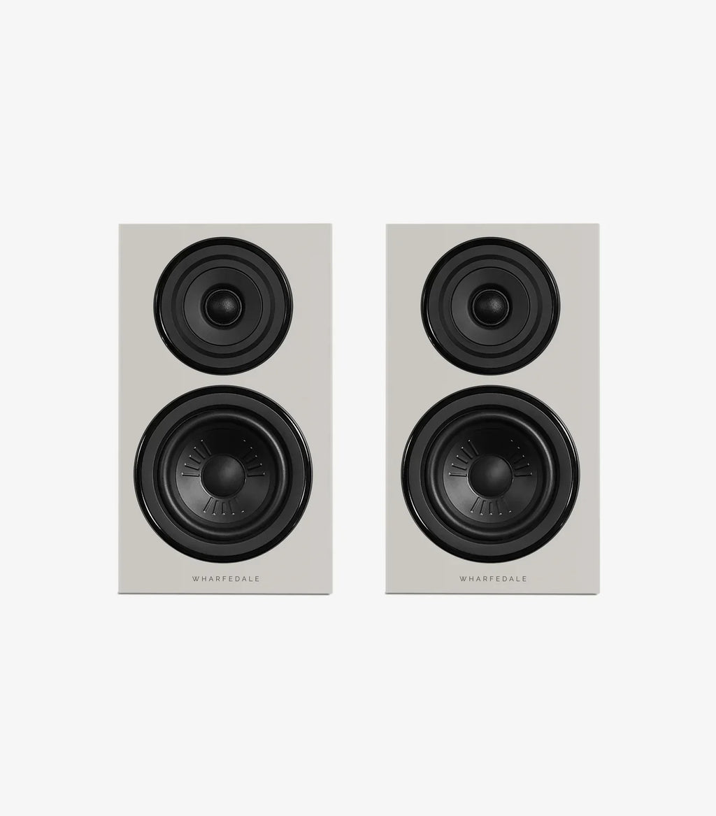 Wharfedale Diamond 12.1i Compact 2 way Standmount Bookshelf Speakers Pair - Grey