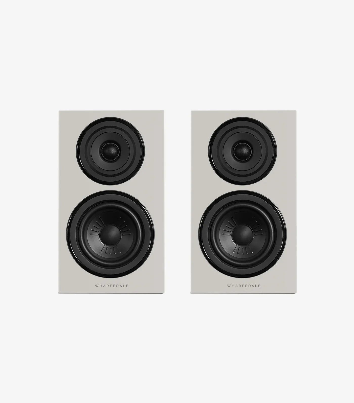 Wharfedale Diamond 12.1i Compact 2 way Standmount Bookshelf Speakers Pair - Grey