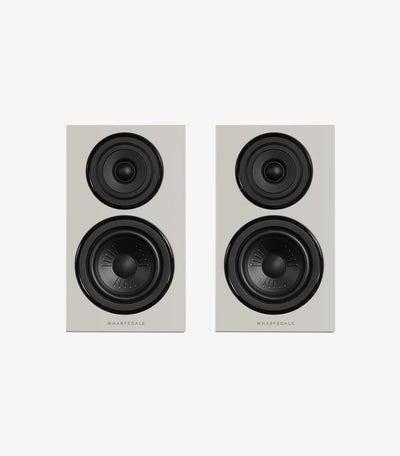 Wharfedale Diamond 12.1i Compact 2 way Standmount Bookshelf Speakers Pair - Grey