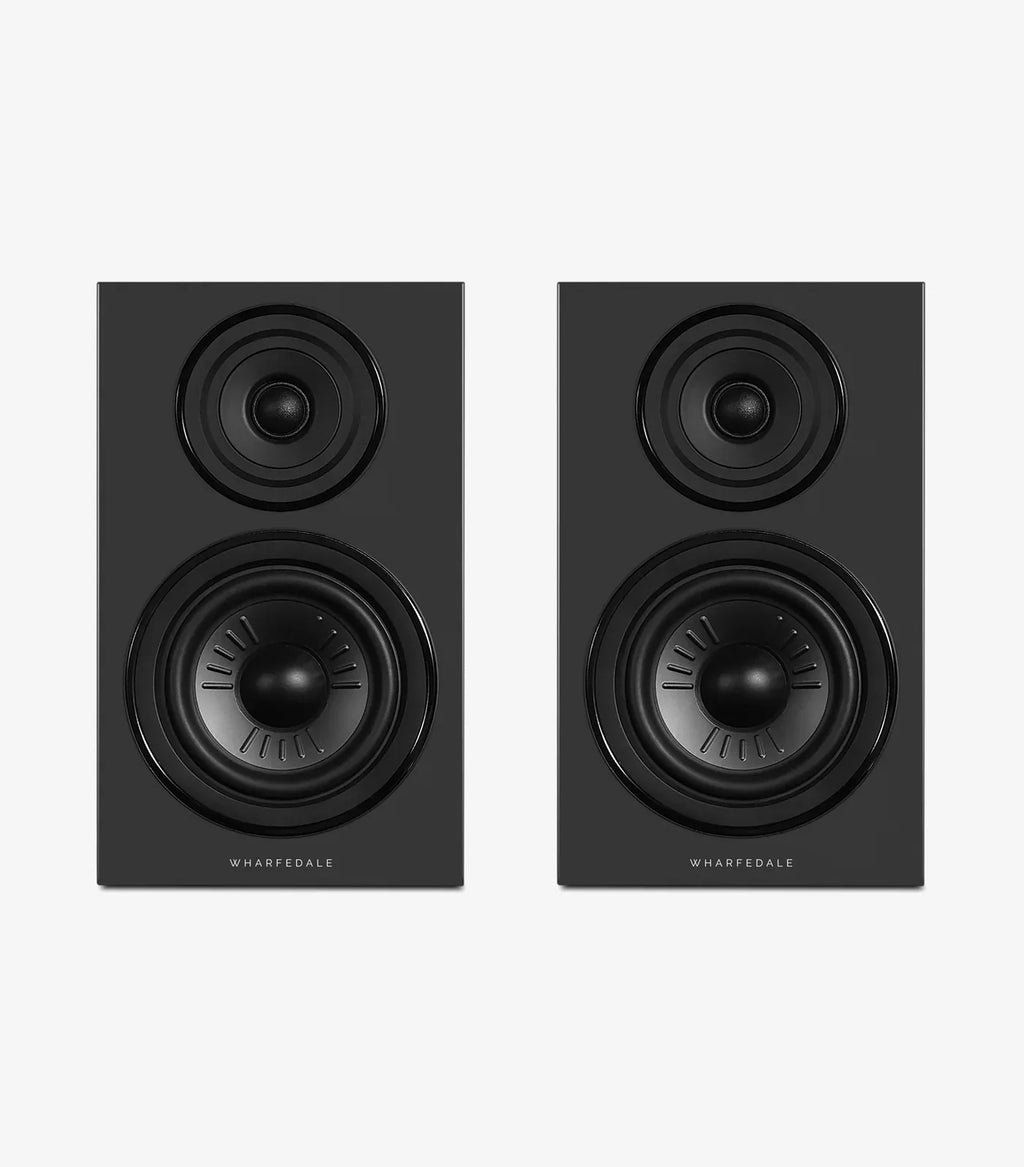 Wharfedale Diamond 12.2i Standmount Bookshelf Speakers Compact 2 way Pair - Black
