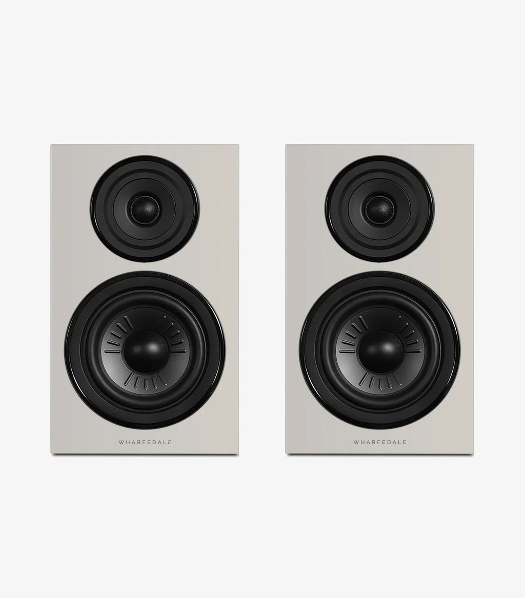 Wharfedale Diamond 12.2i Standmount Bookshelf Speakers Compact 2 way Pair - Grey