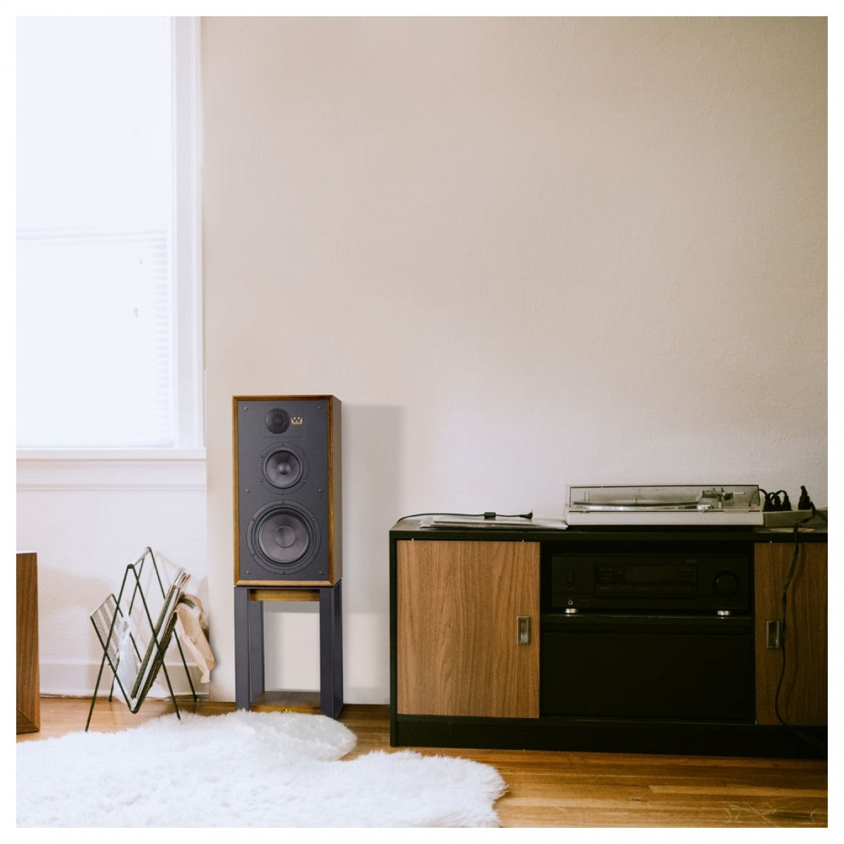 Wharfedale Linton Heritage Standmount Bookshelf Speakers Pair - Mahogany