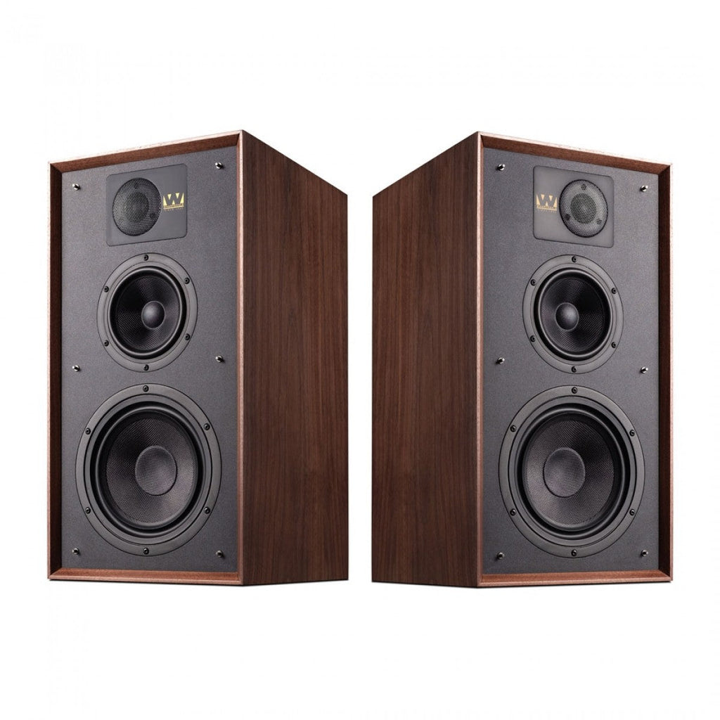 Wharfedale Linton Heritage Standmount Bookshelf Speakers Pair - Walnut