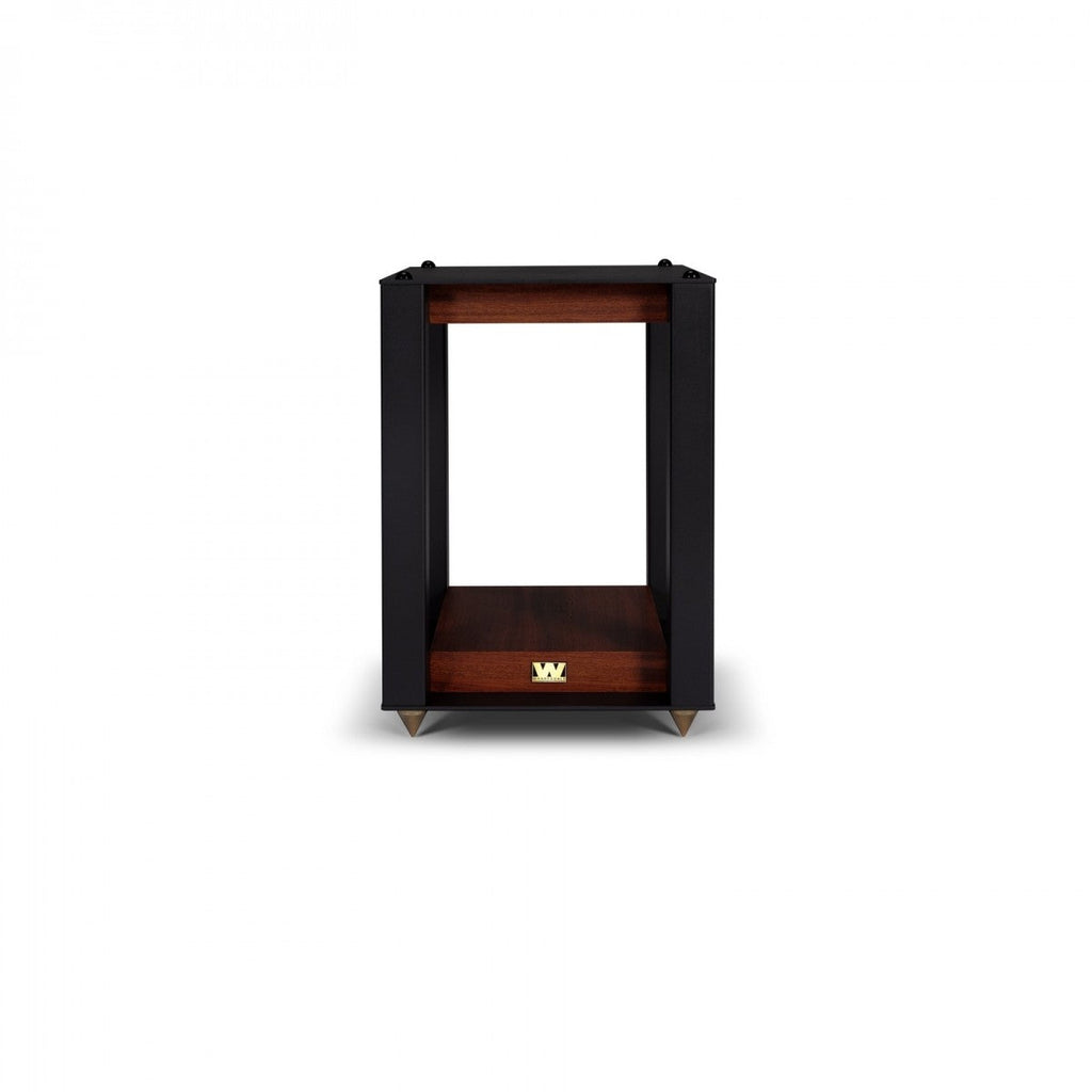 Wharfedale Linton Heritage Standmount Speakers with Matching Stands - Mahogany