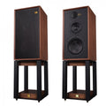 Wharfedale Linton Heritage Standmount Speakers with Matching Stands - Walnut