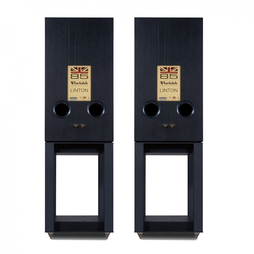 Wharfedale Linton Speaker Stands Pair for Linton and Super Linton Speakers - Black Oak