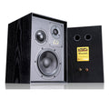 Wharfedale Super Denton Heritage Standmount Bookshelf Speakers Pair - Black Oak