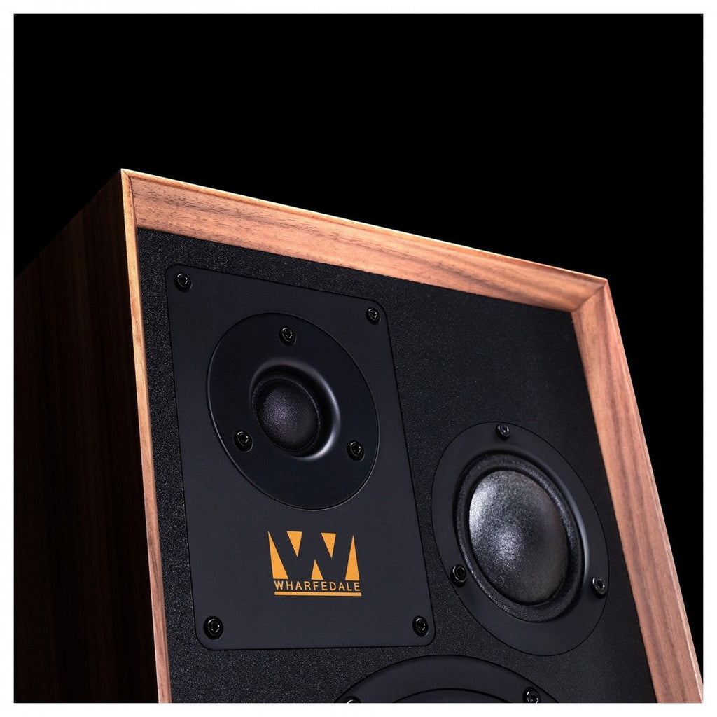 Wharfedale Super Denton Heritage Standmount Bookshelf Speakers Pair - Walnut