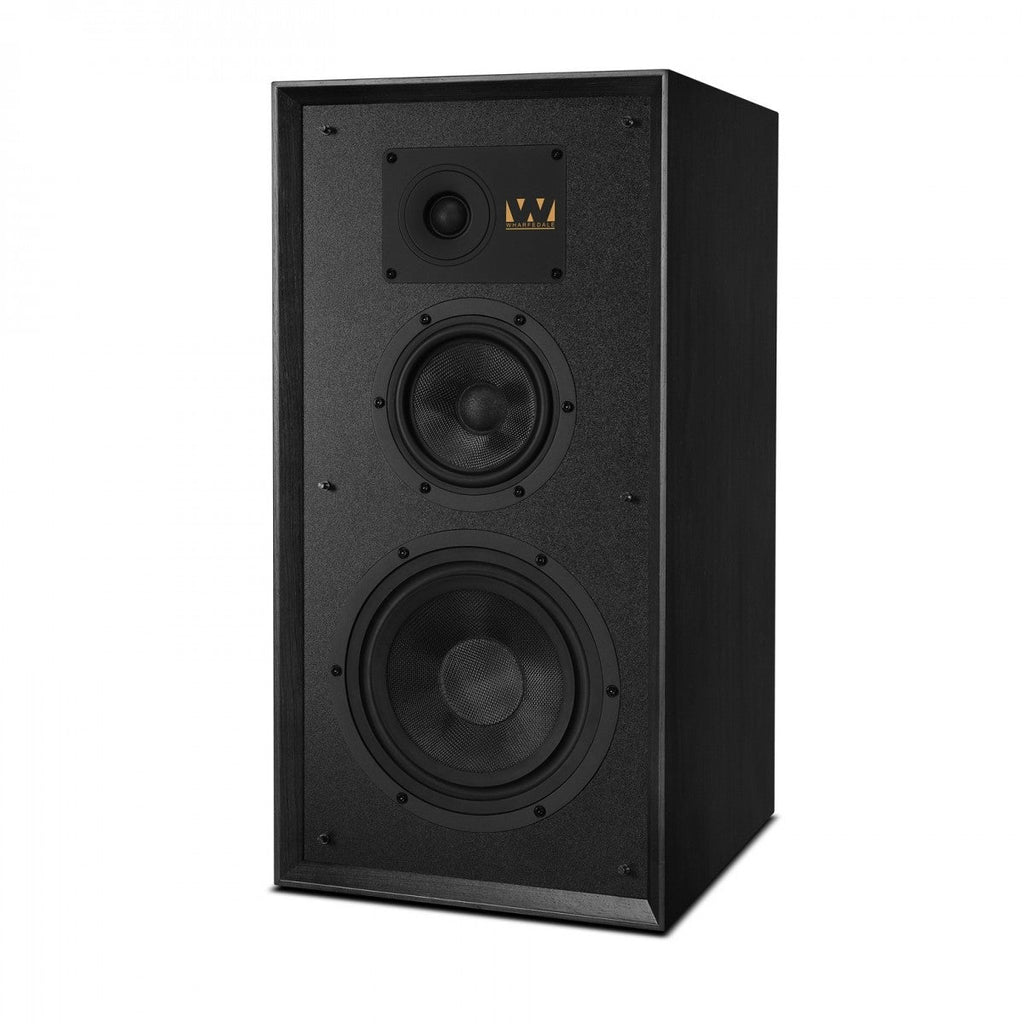 Wharfedale Super Linton Heritage Standmount Bookshelf Speakers Pair - Black Oak