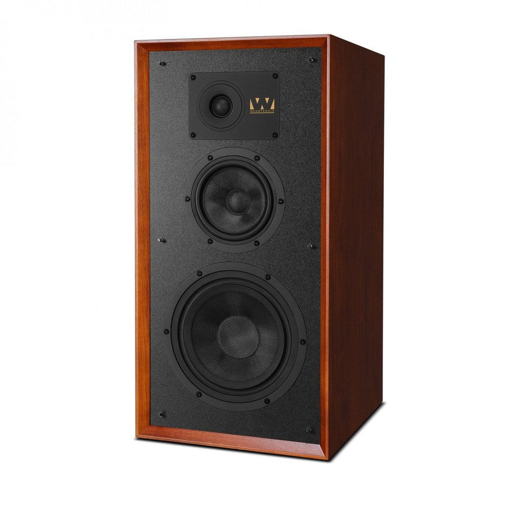 Wharfedale Super Linton Heritage Standmount Bookshelf Speakers Pair - Mahogany