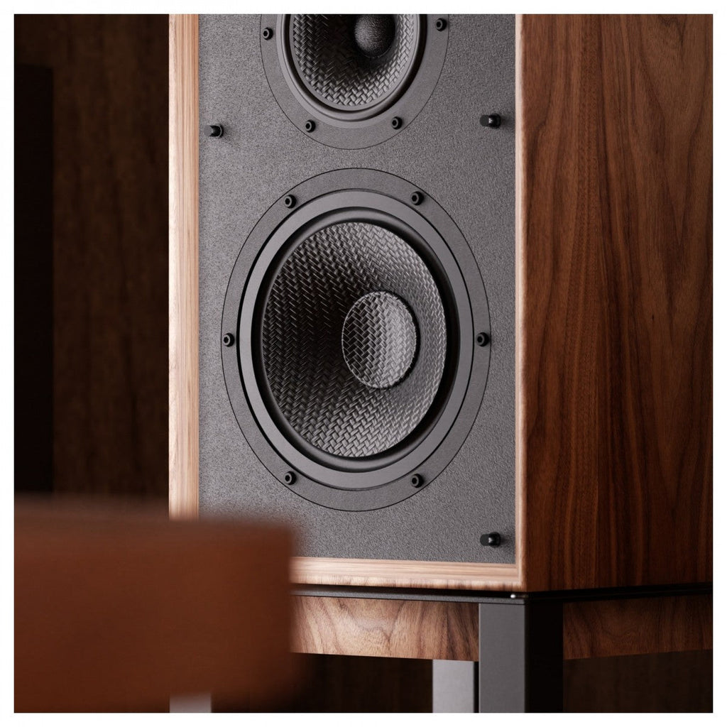 Wharfedale Super Linton Heritage Standmount Bookshelf Speakers Pair - Walnut