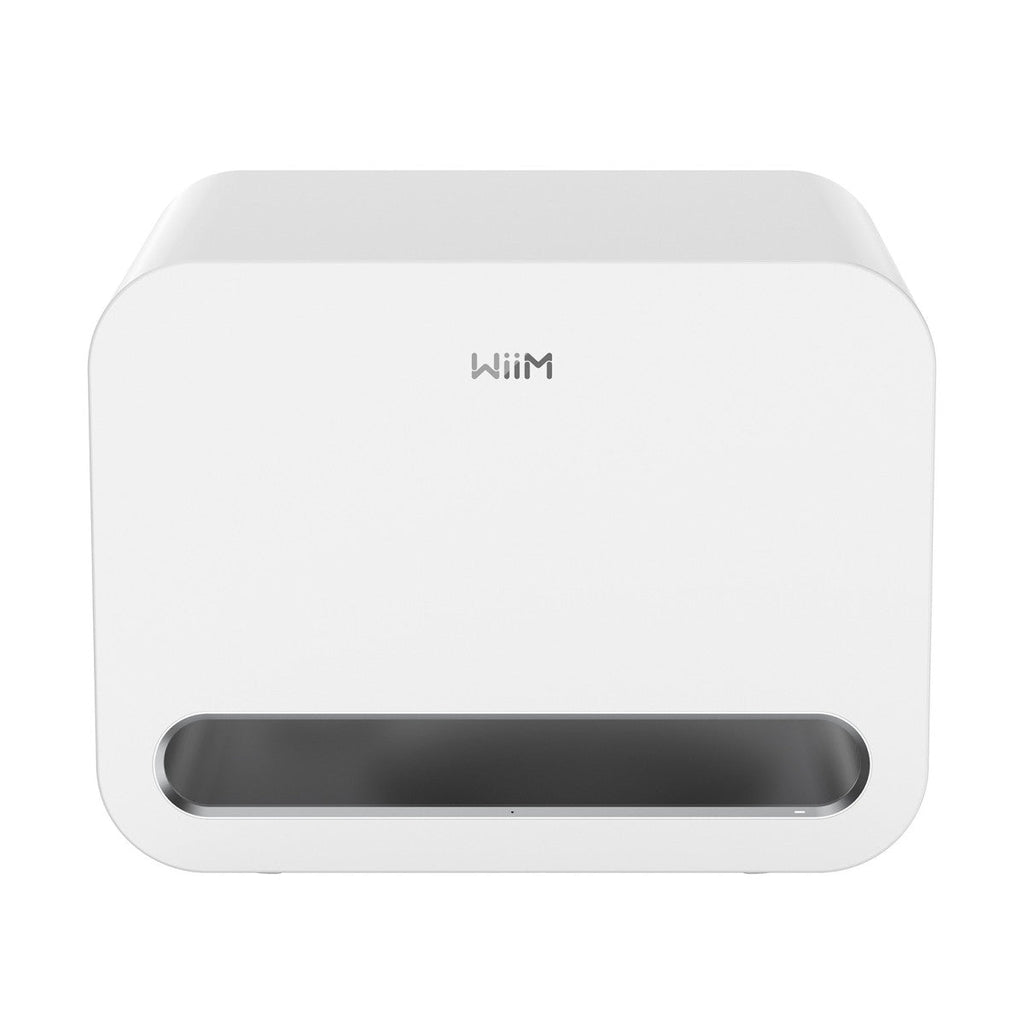 WiiM AMP ULTRA Streaming Amp Silver with WiiM Sound Mulitroom Speakers Pair & Sub Pro Subwoofer White HiFi Package