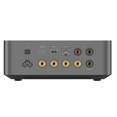 WiiM Amp Ultra Streaming Amplifier Grey with Klipsch RP-600M II Bookshelf Speakers Ebony - HiFi Package