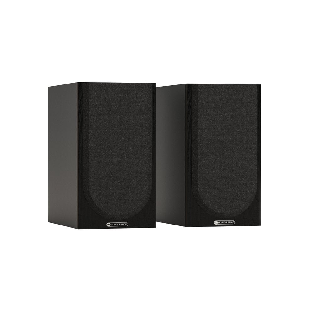 WiiM Amp Ultra Streaming Amplifier Grey with Monitor Audio Bronze 50 7G Bookshelf Speakers Black Pair