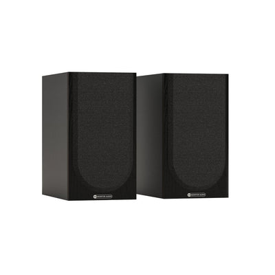 WiiM Amp Ultra Streaming Amplifier Grey with Monitor Audio Bronze 50 7G Bookshelf Speakers Black Pair