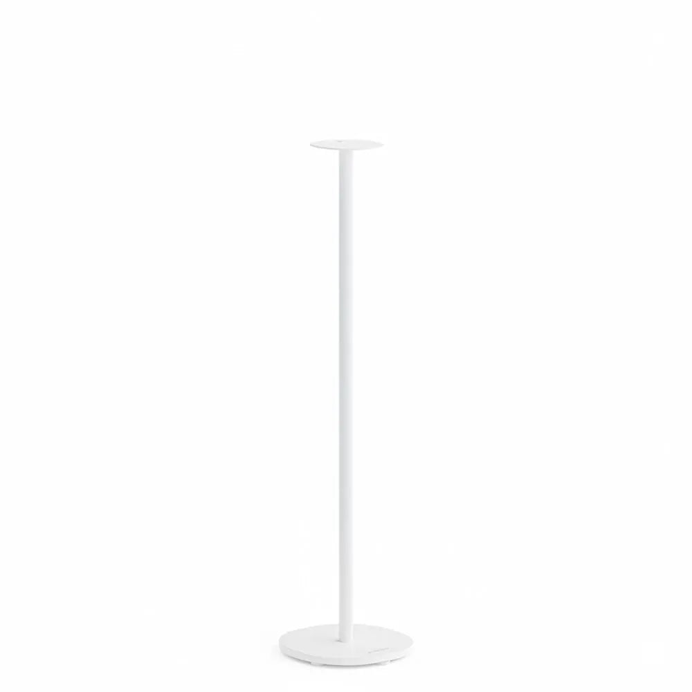 WiiM Sound Lite Wireless Smart Speaker with WiiM NorStone Floor Stand (Single) - White