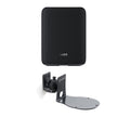 WiiM Sound Lite Wireless Smart Speaker with WiiM NorStone Wall Mount (Single) - Black
