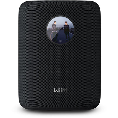 WiiM SOUND Wireless Multiroom Smart Speaker PAIR with Display - Black