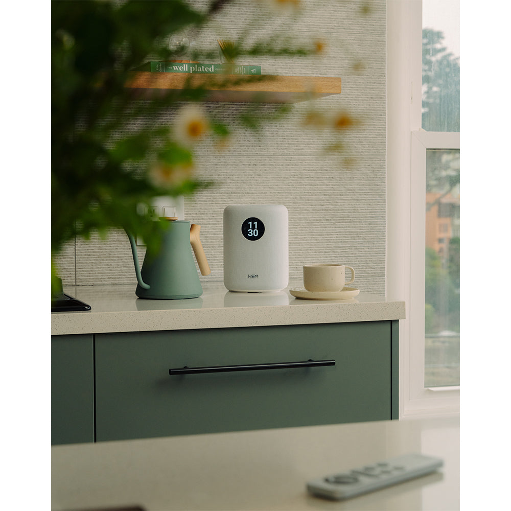 WiiM SOUND Wireless Multiroom Smart Speaker PAIR with Display - White