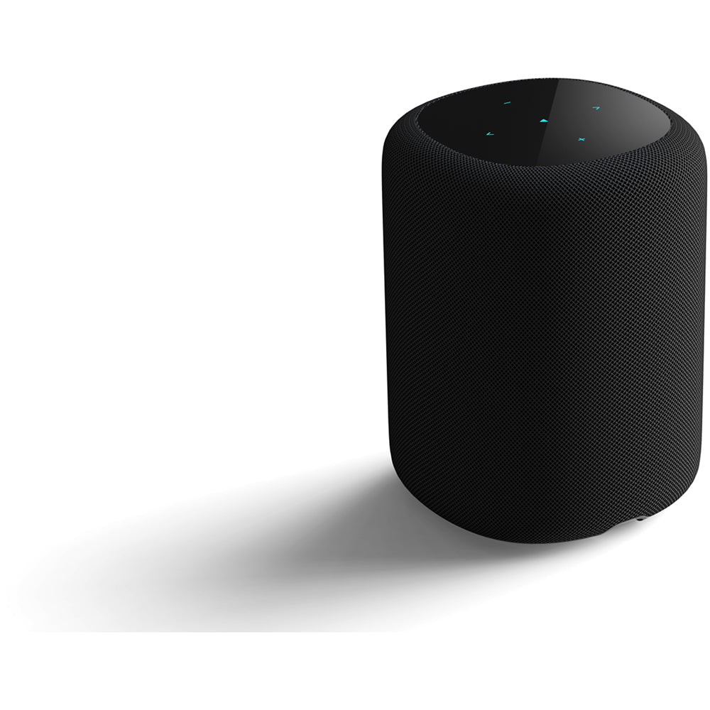 WiiM Sound Wireless Smart Speaker with WiiM NorStone Floor Stand (Single) - Black