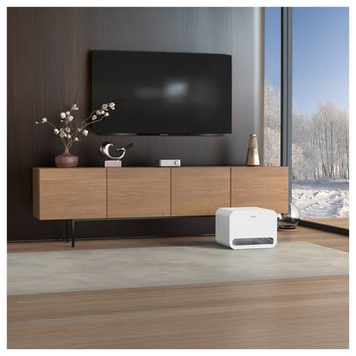 WiiM Sub Pro 8 Inch 250W Wireless Smart Subwoofer with Wi-Fi & Bluetooth - White