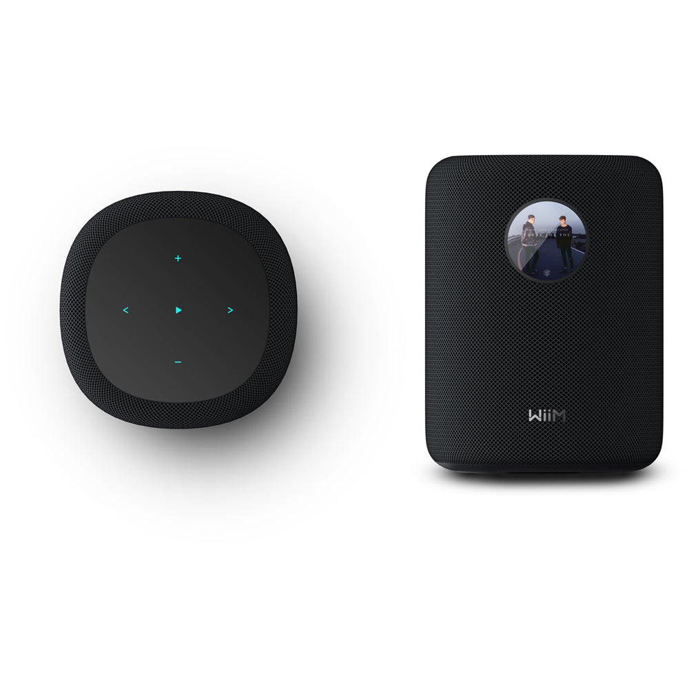 WiiM Sub Pro Wireless Subwoofer with WiiM SOUND Wireless Multiroom Smart Speakers Pair - Black