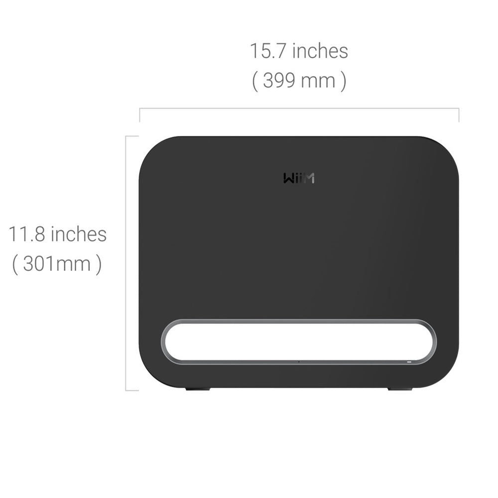 WiiM Sub Pro Wireless Subwoofer with WiiM SOUND Wireless Multiroom Smart Speakers Pair - Black