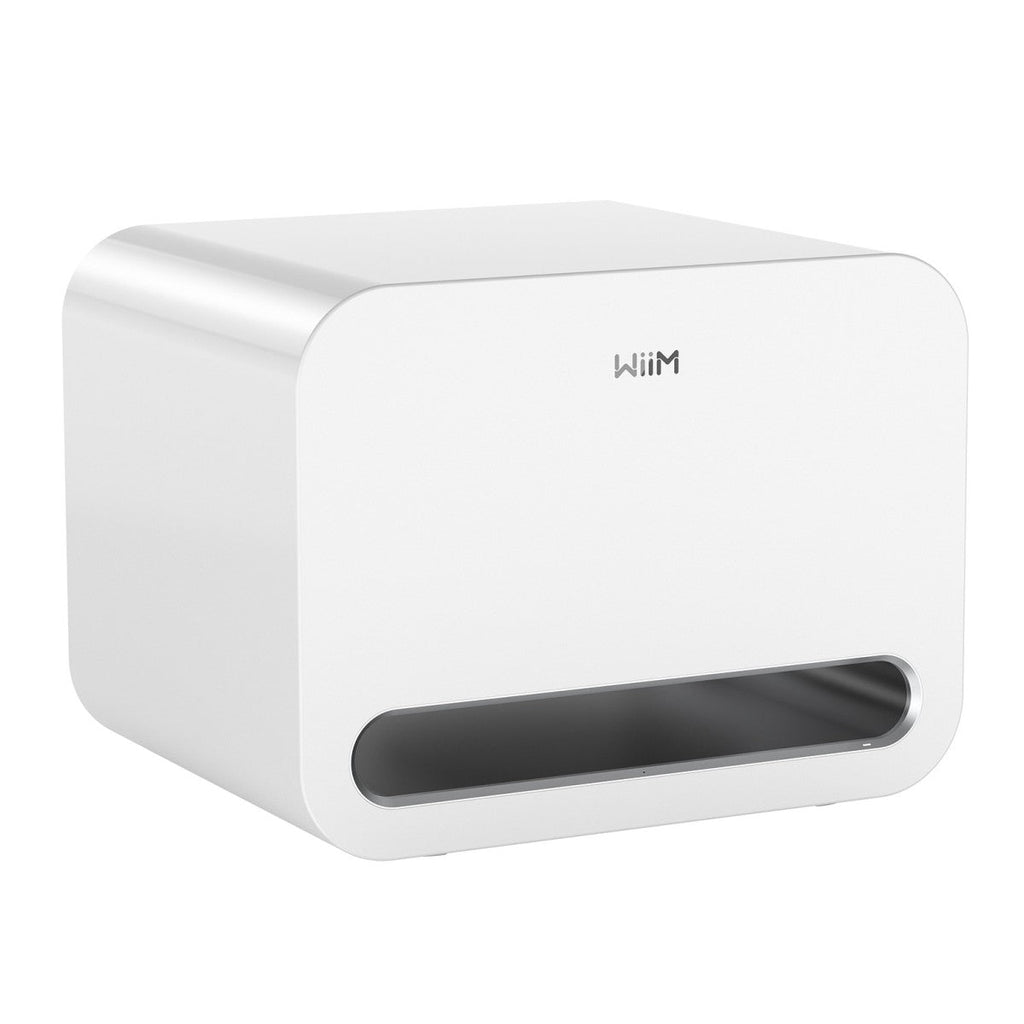 WiiM Sub Pro Wireless Subwoofer with WiiM SOUND Wireless Multiroom Smart Speakers Pair - White