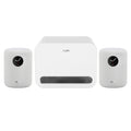 WiiM Sub Pro Wireless Subwoofer with WiiM SOUND Wireless Multiroom Smart Speakers Pair - White