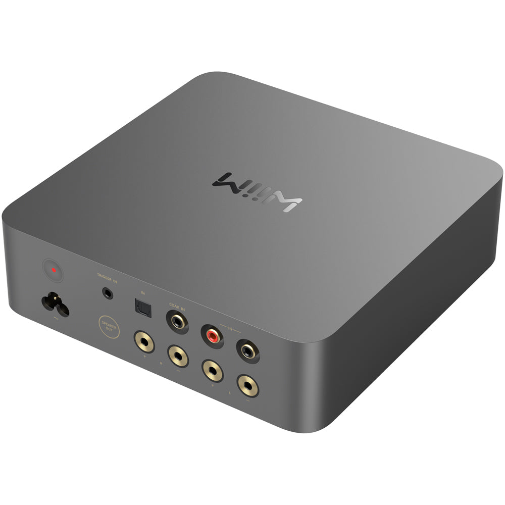 WiiM Vibelink Amp High-Performance Stereo Amplifier with ULTRA Music Streamer Space Grey