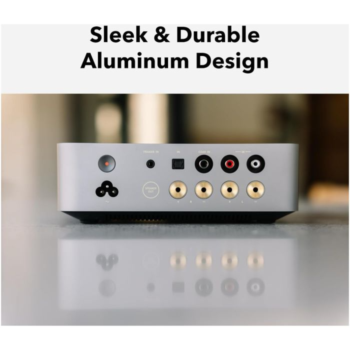 Wiim Vibelink Stereo Amplifier Silver with Bowers & Wilkins CCM664 Ceiling Speakers Pair Bundle